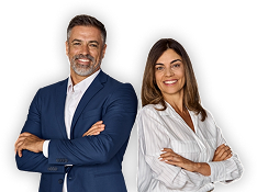 image 9 (1) (1) Professional man and woman representing a managed IT support provider team.